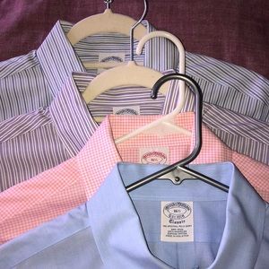 Brooks Brothers short sleeve polos four shirts